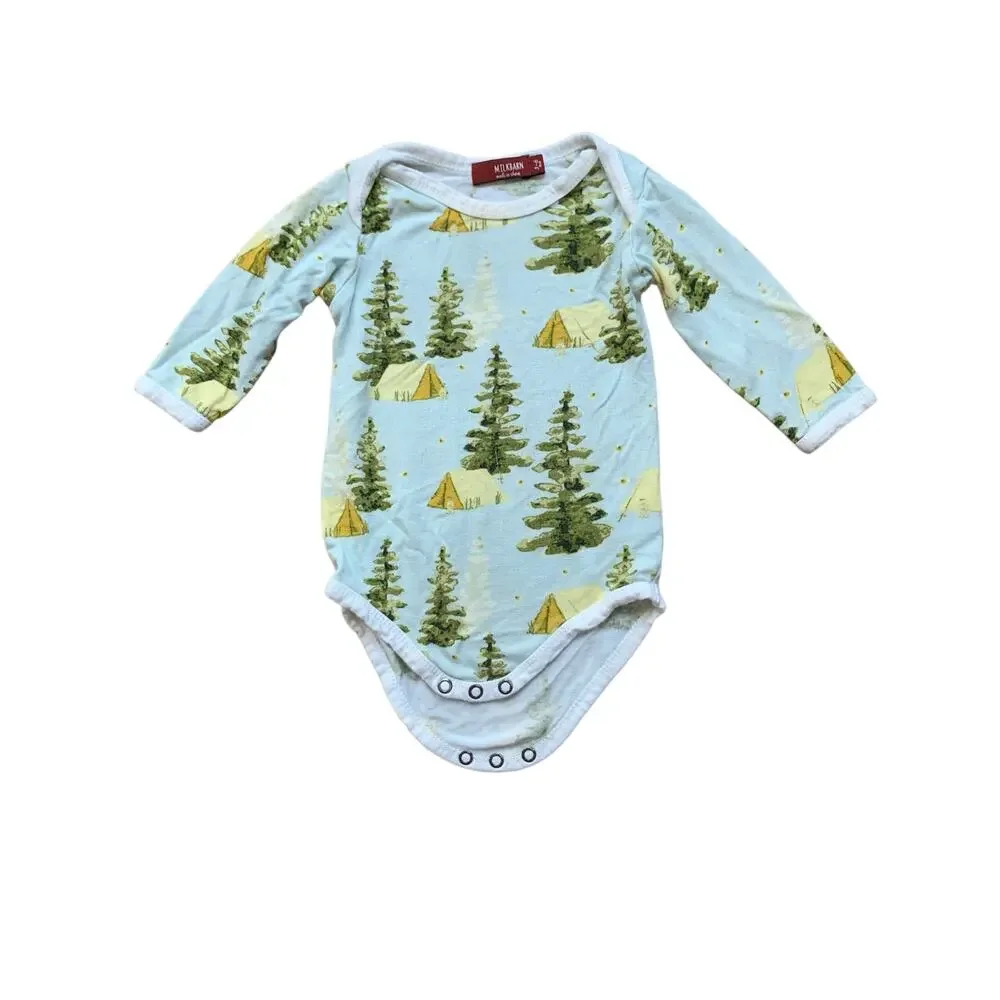 MilkBarn Happy Camper Bamboo Bodysuit
